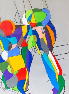 Métamorphose, abstraction figurative, abstrait moderniste, 1995