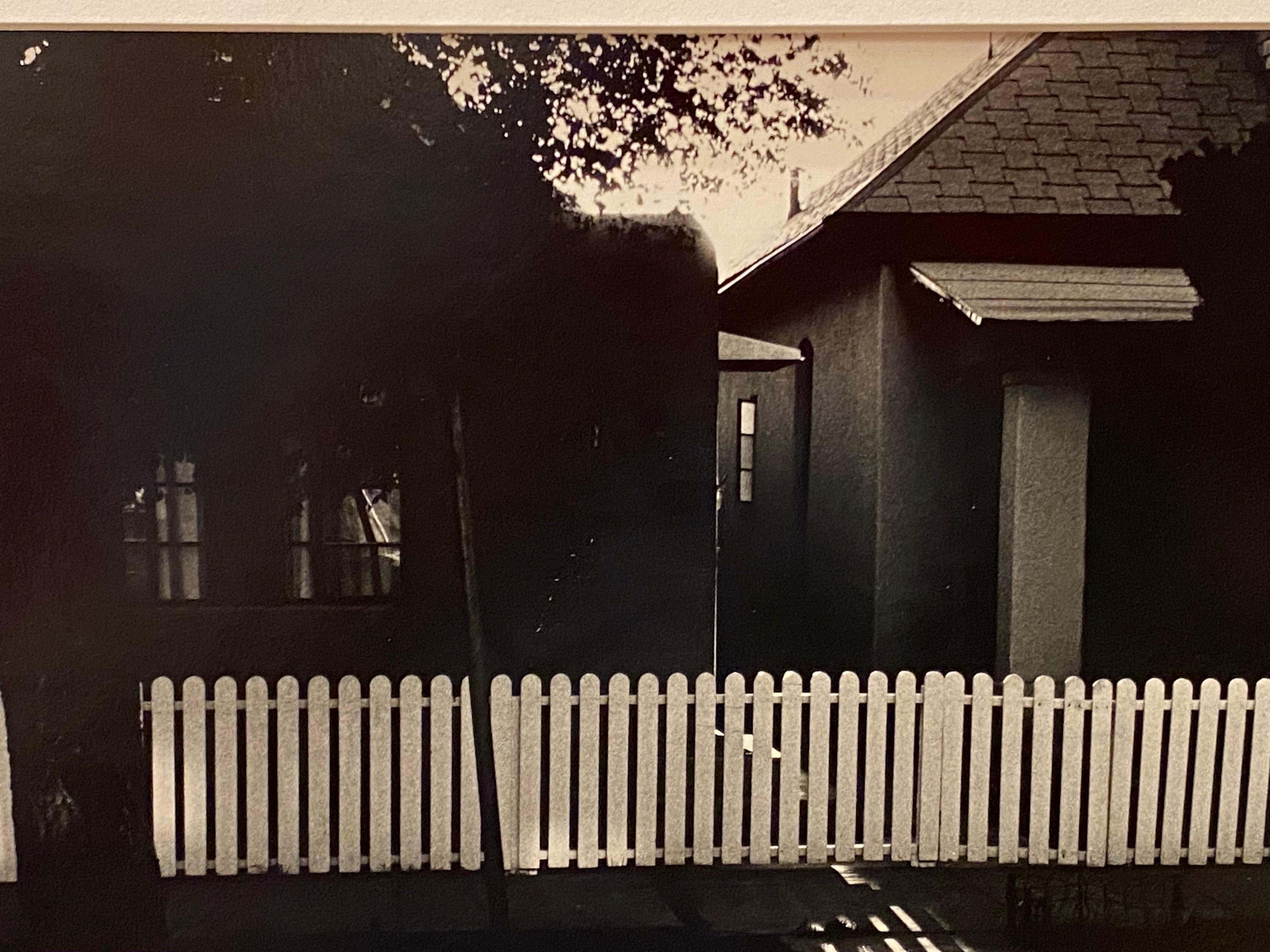 Late 20th Century Ray Metzker Photograph with Picket Fence For Sale