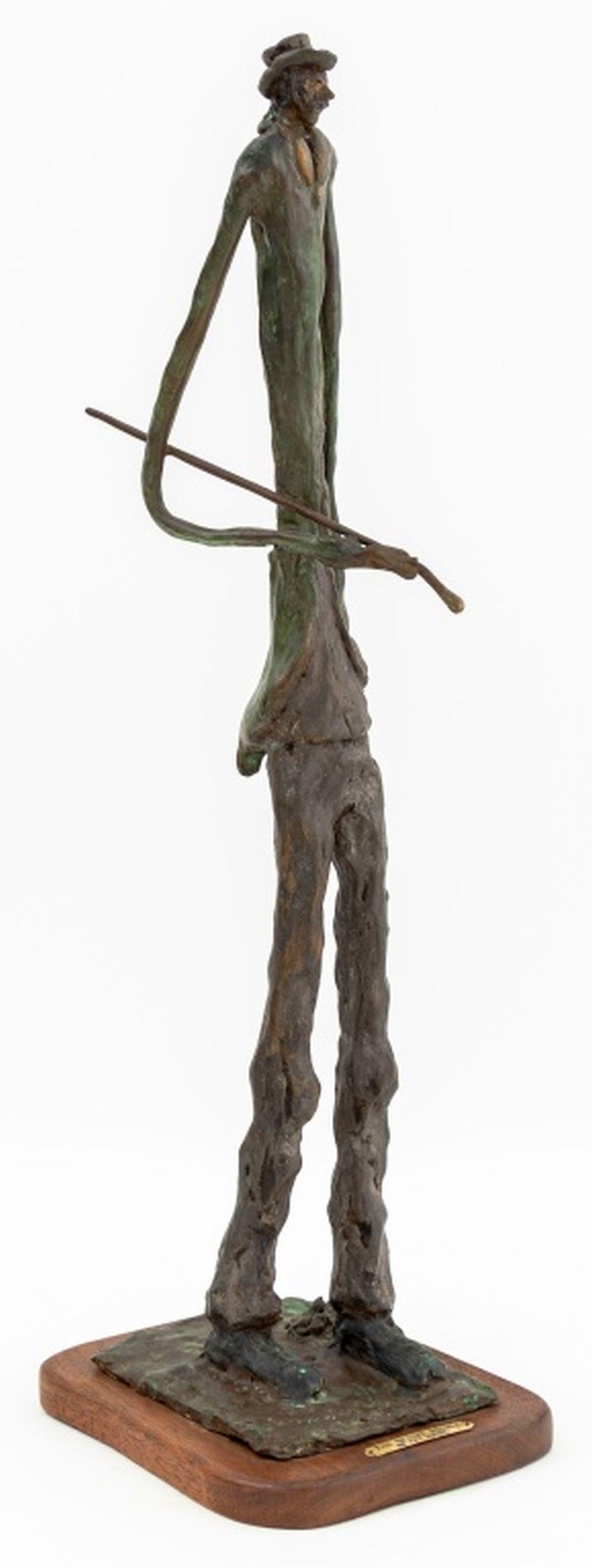 Ray Niegel (estadounidense, XX) Escultura de bronce patinado 