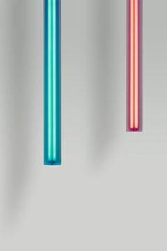 Ray Pendelleuchte H 120 cm von Draga&Aurel, harz, aluminium und led, 21. Jahrhundert