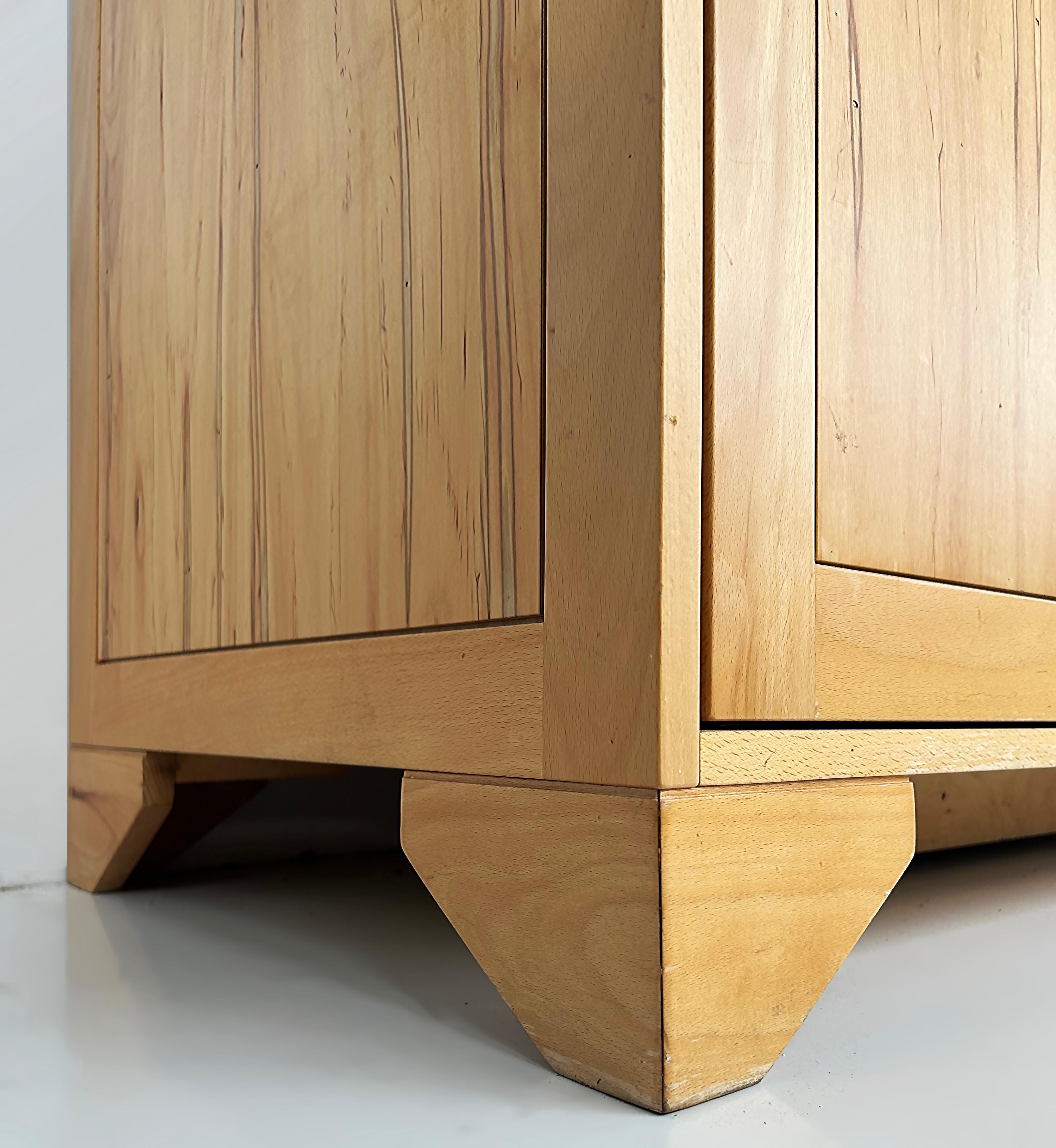 Ray Pirello Studio Maple Wood and Granite Custom Cabinet  For Sale 5