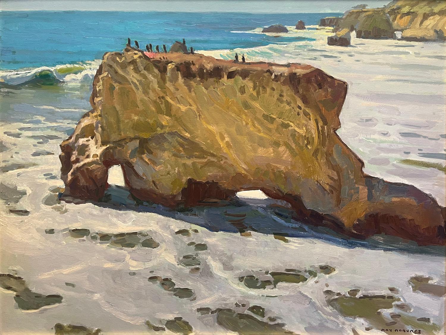 El Matador; Malibú, CA - Painting Impresionista de Ray Roberts
