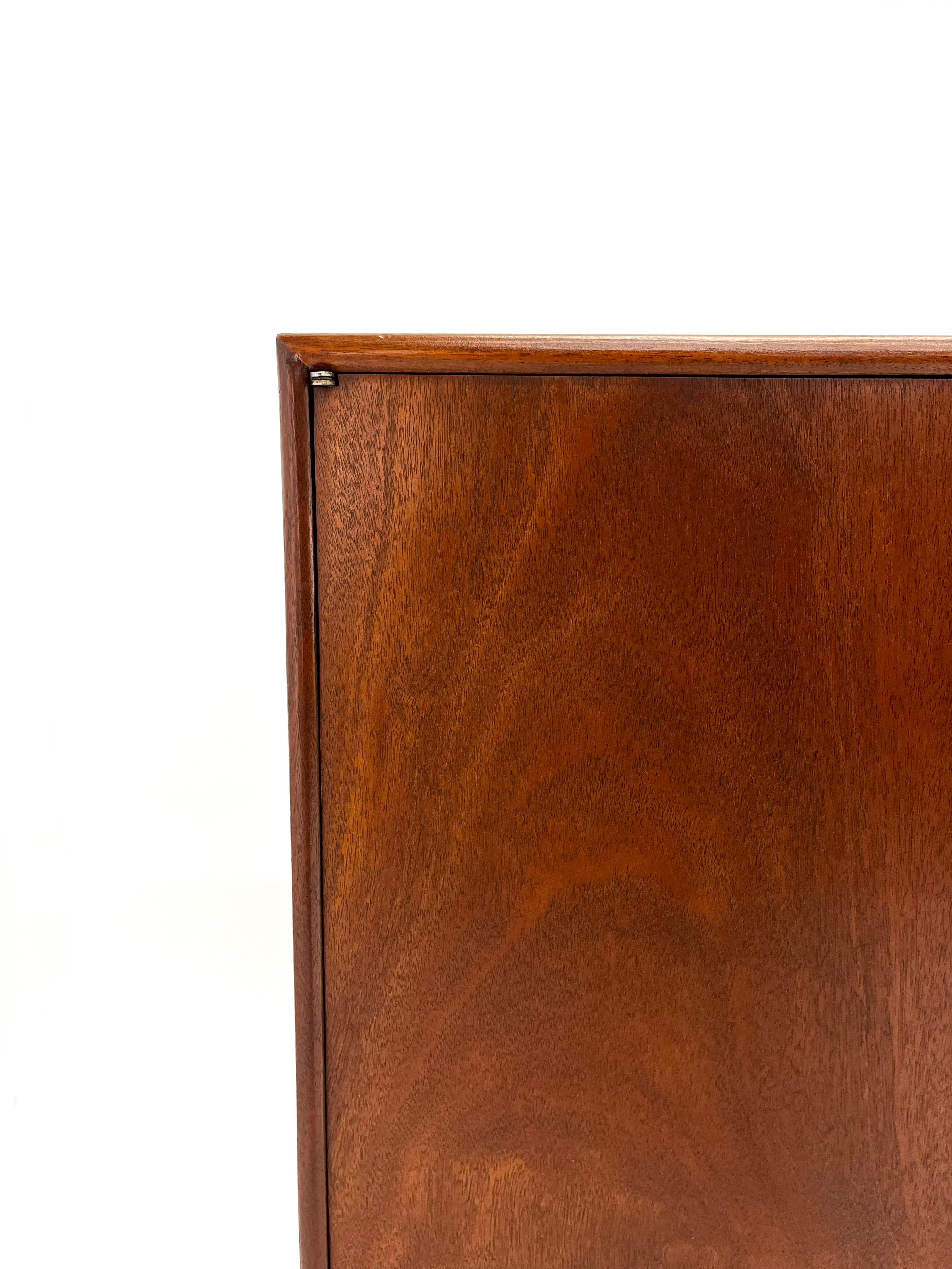 Mahogany Ray Sabota for Mt. Airy Gentleman's Cabinet w/ Vanity For Sale