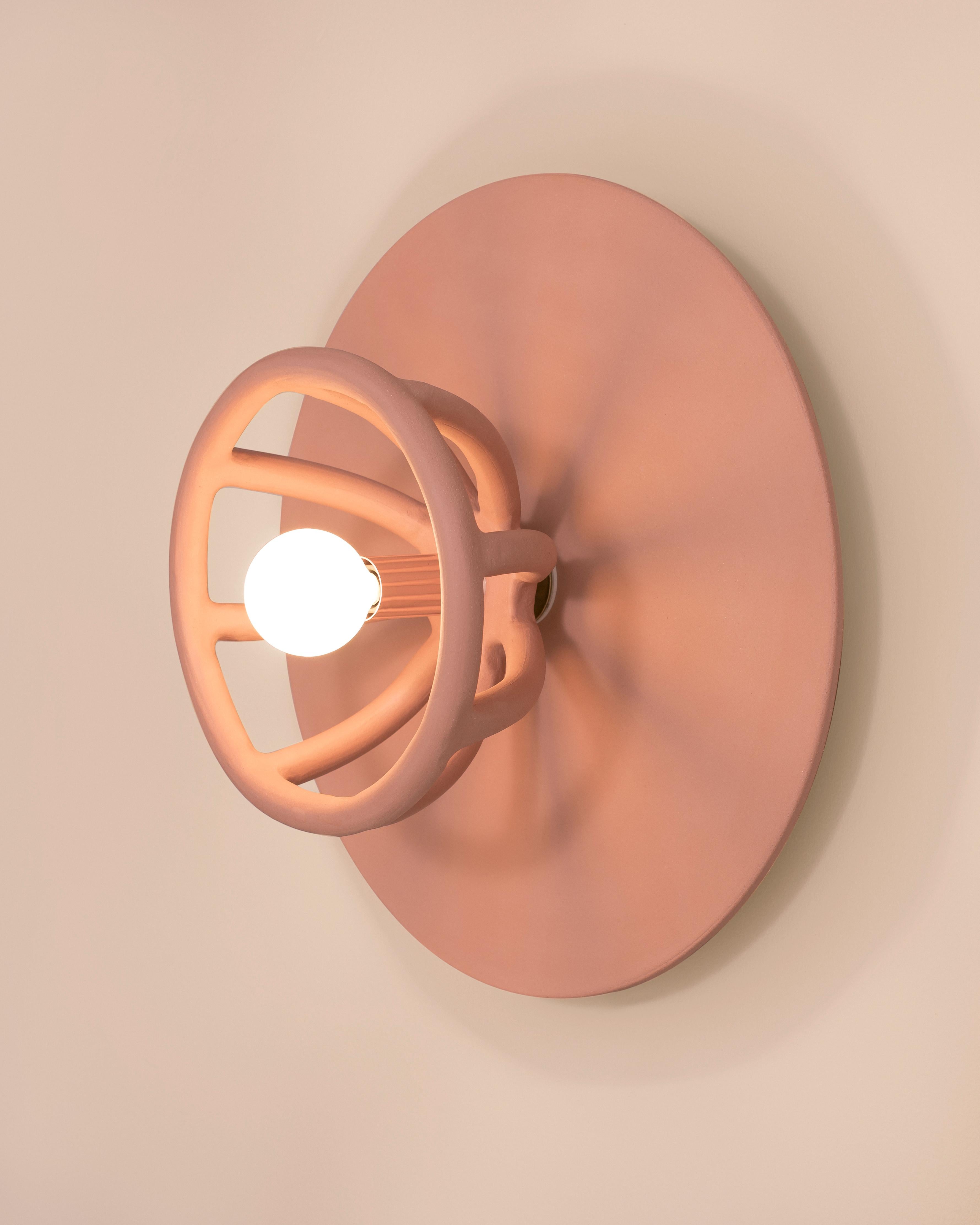 American Ray Sconce, Contemporary Ceramic Lighting For Sale