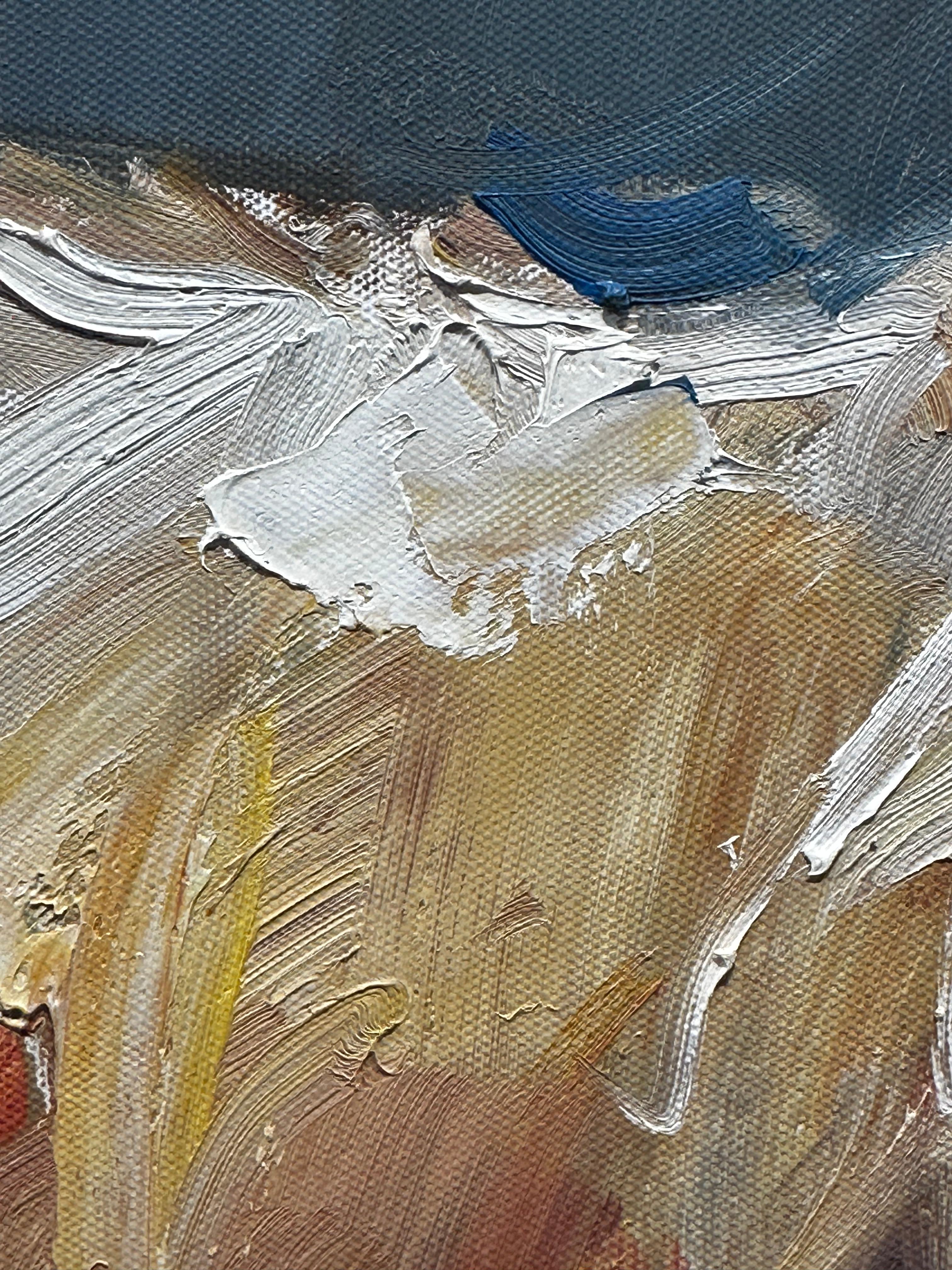 Peinture à l'huile sur toile de Ray Simonini 
