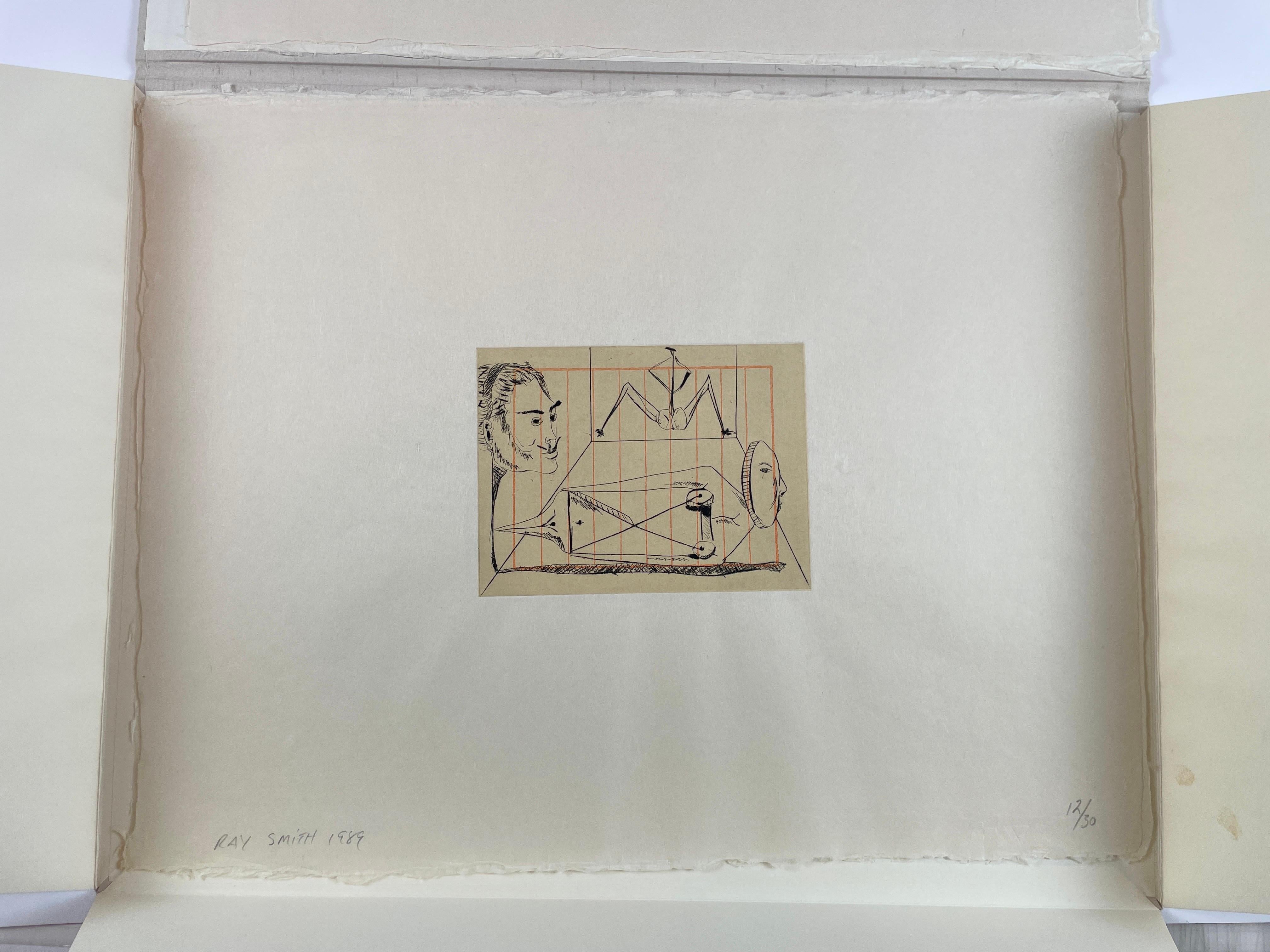 Cartas de Japon by Ray Smith surreal Dali esque print Japanese portfolio  For Sale 6