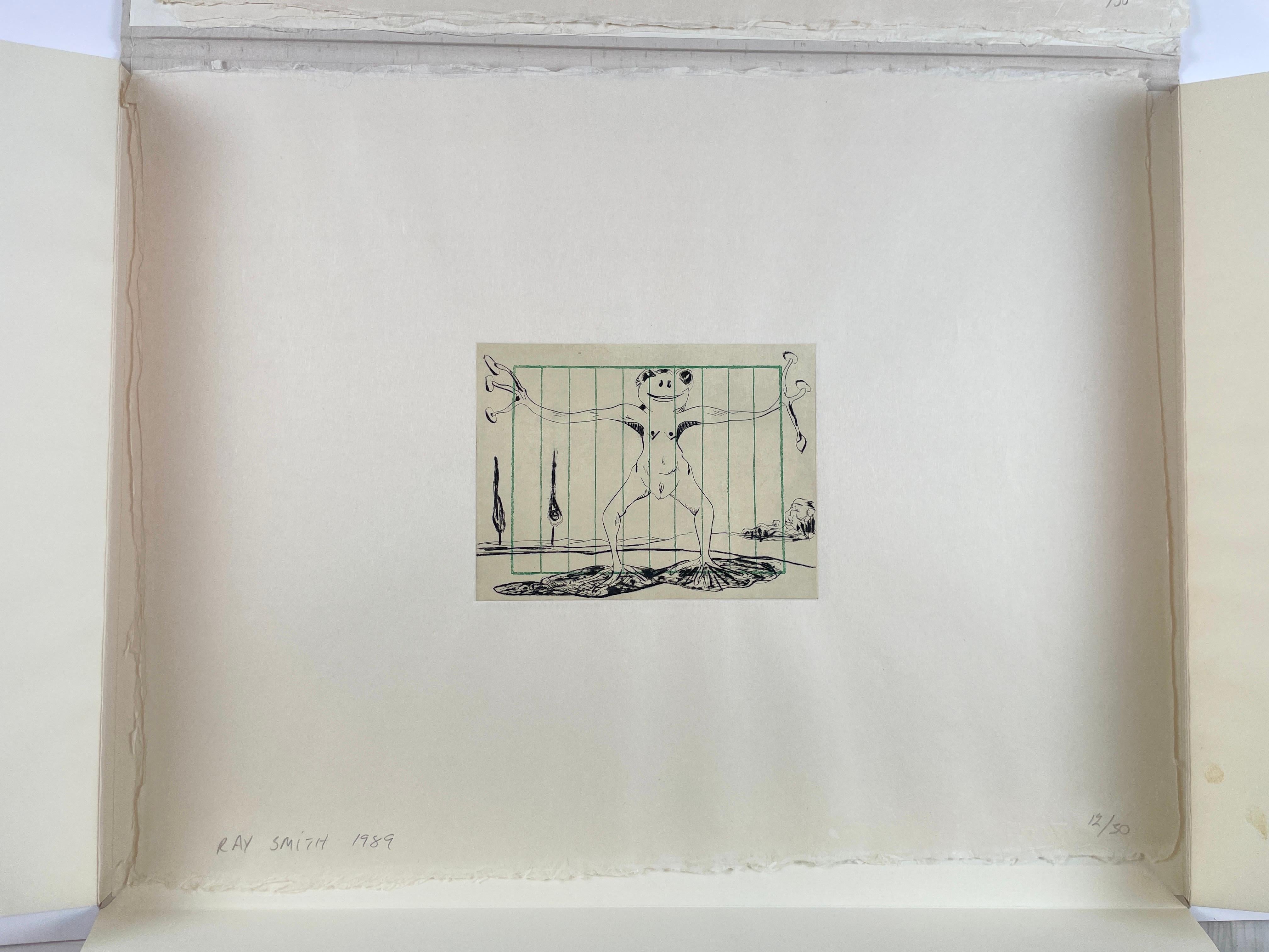 Cartas de Japon by Ray Smith surreal Dali esque print Japanese portfolio  For Sale 7
