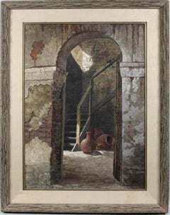 "In the Courtyard San Juan Bautista"