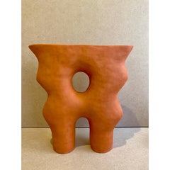 Sculpture en céramique Raku en terre cuite de Ray Phillips