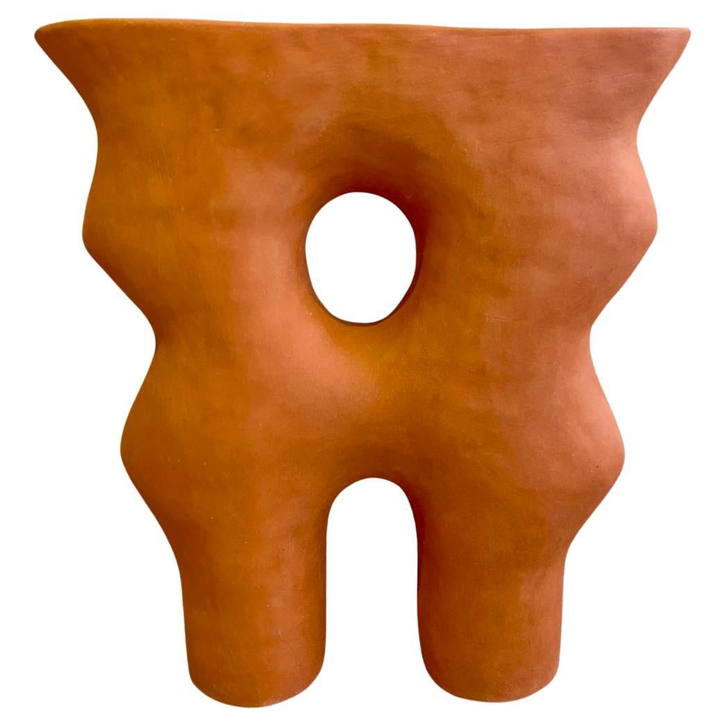 Ray Teracotta Raku Clay Ceramic Sculpture by Stephanie Phillips