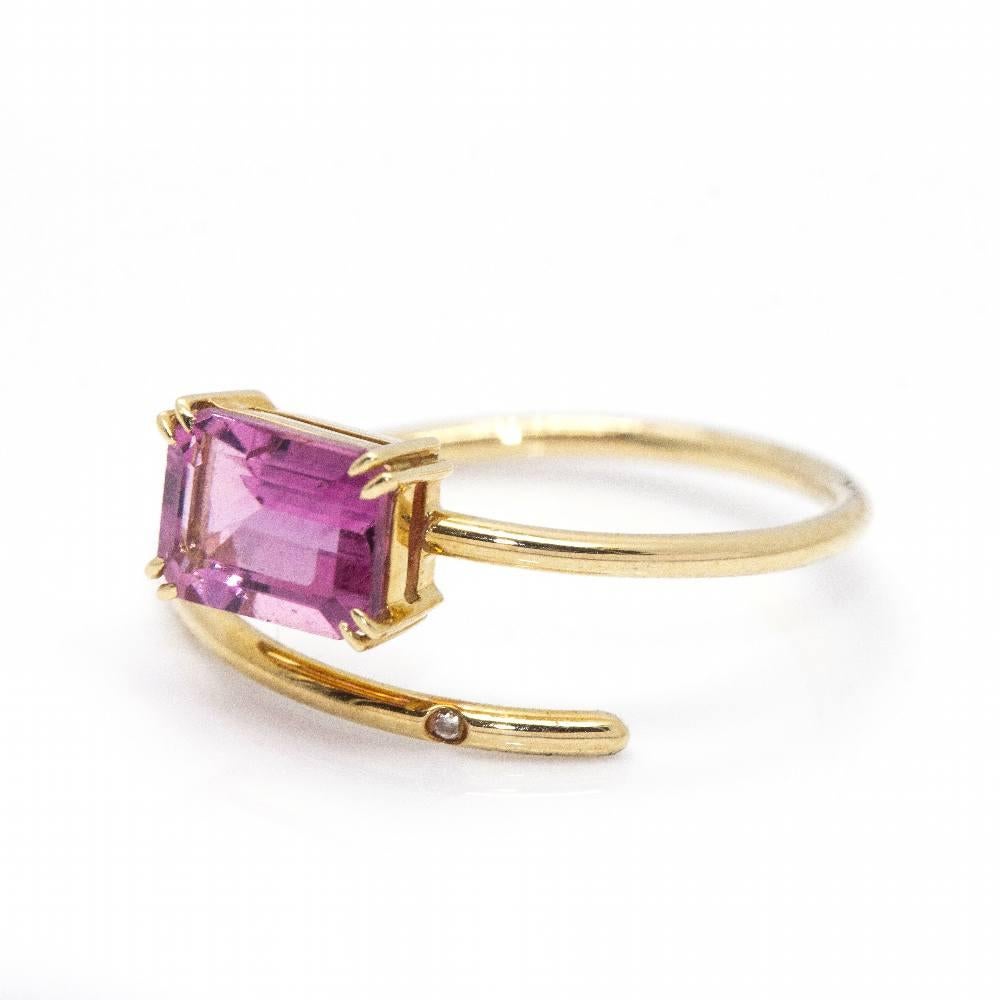 Women's RAY Tourmaline and Gold Ring For Sale