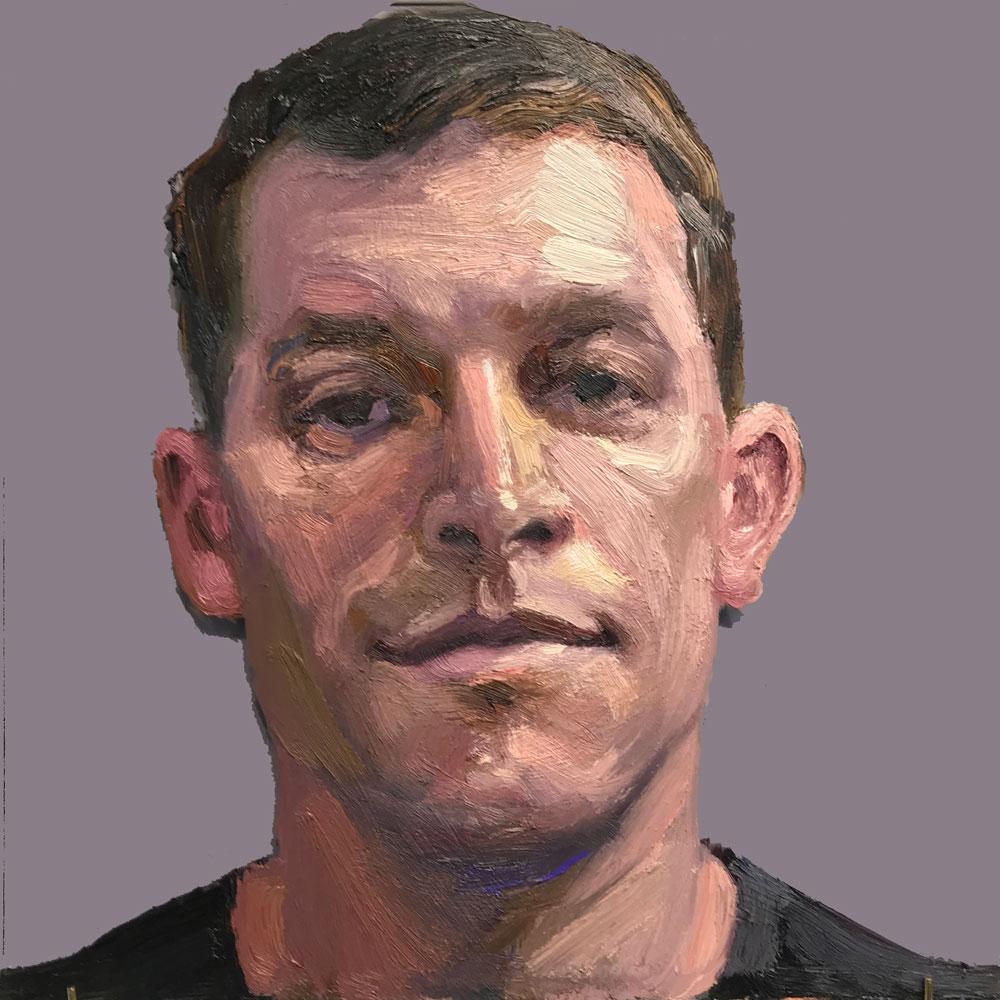 Ray Turner Portrait Painting - Man no. 6