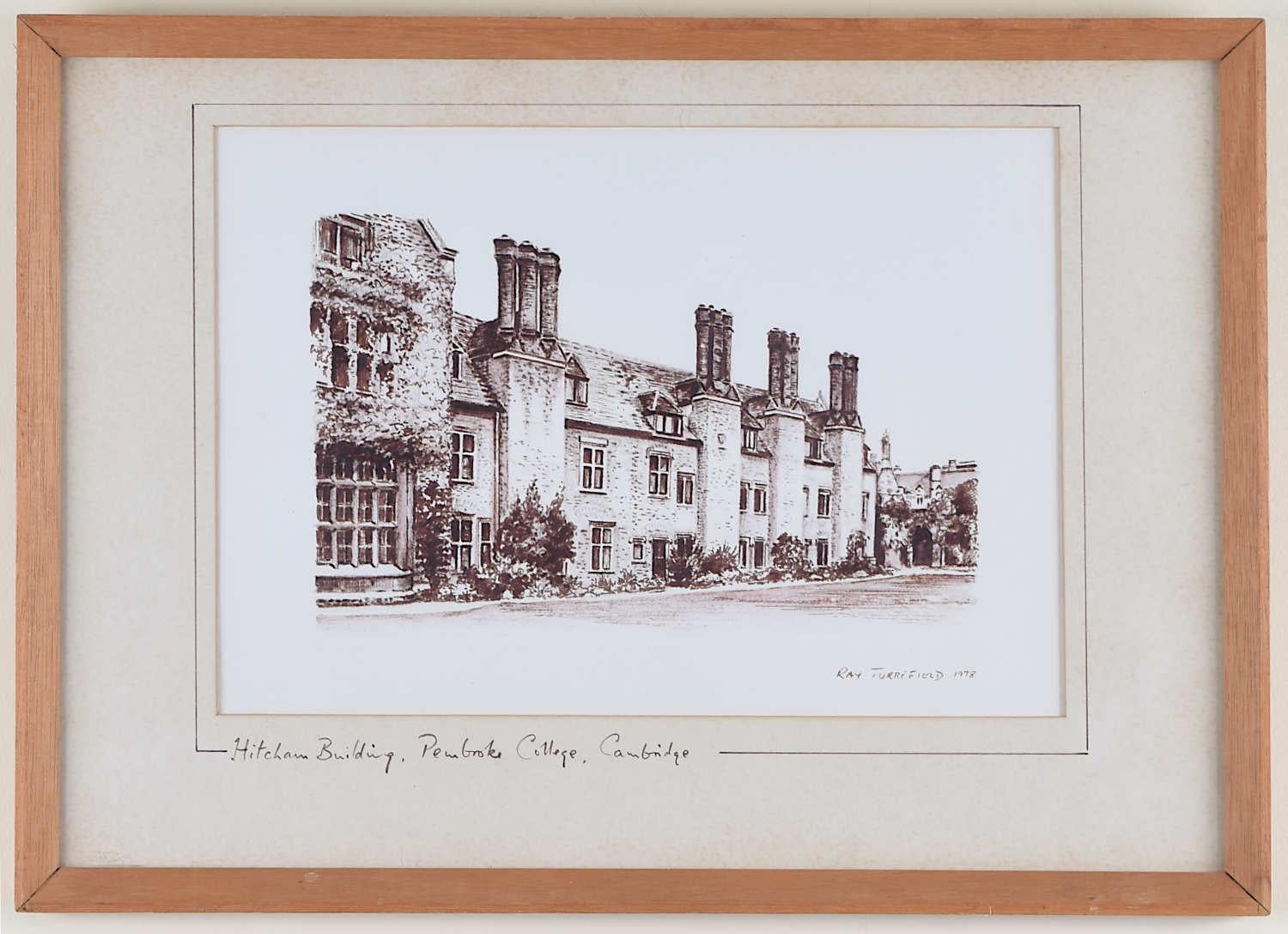 To see our other views of Oxford and Cambridge, scroll down to "More from this Seller" and below it click on "See all from this Seller" - or send us a message if you cannot find the view you want.

Ray Turrefield (active late 20th century)
Hitcham