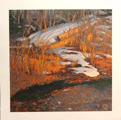Spring Thaw hand pulled serigraph by Ray Vinella