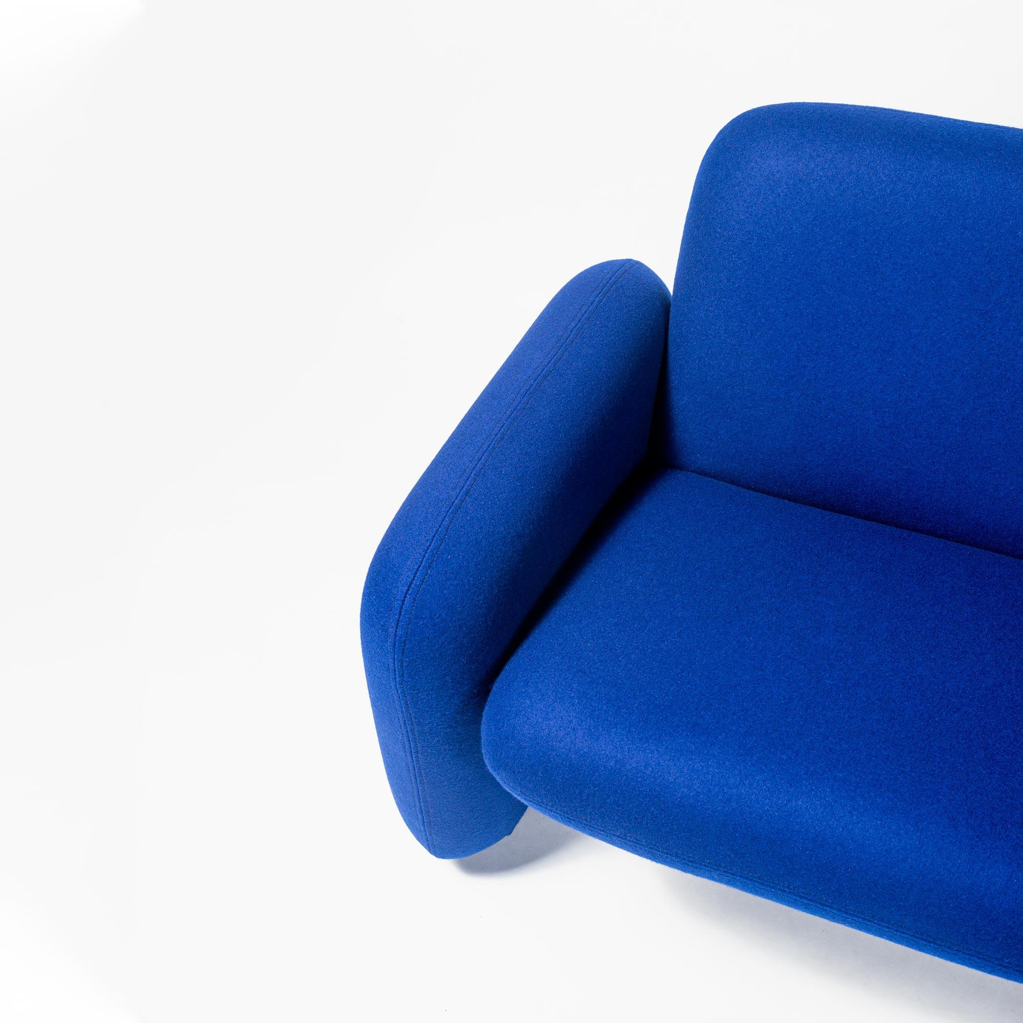 North American Ray Wilkes for Herman Miller Chiclet Sofa in Maharam Royal Blue
