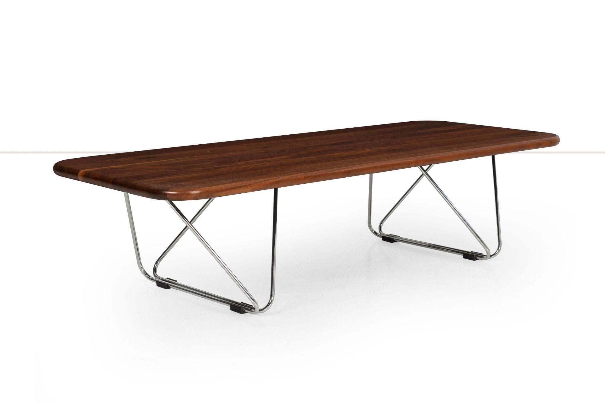 American Ray Wilkes Solid Walnut Coffee Table for Herman Miller 1975 For Sale