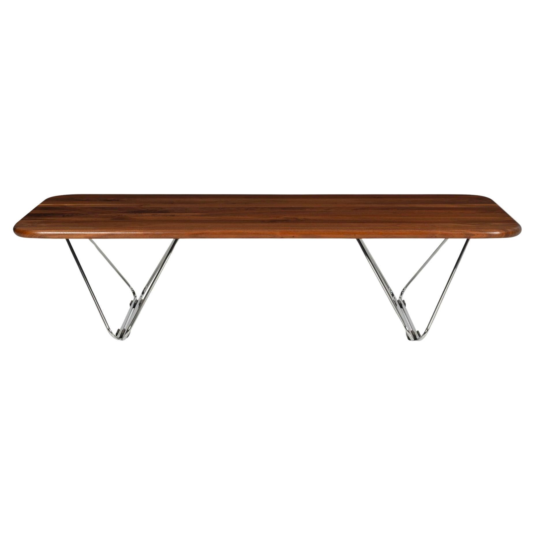 Ray Wilkes Solid Walnut Coffee Table for Herman Miller 1975 For Sale