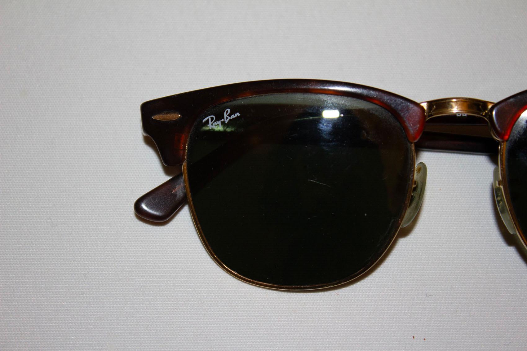 Rayban Clubmaster Sunglasses In Good Condition For Sale In London, GB