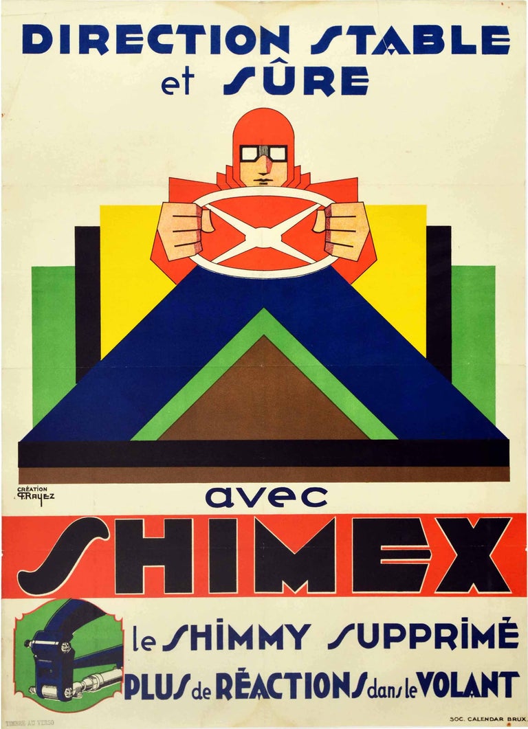Rayez - Original Vintage Poster Stable Sure Steering With Shimex ...