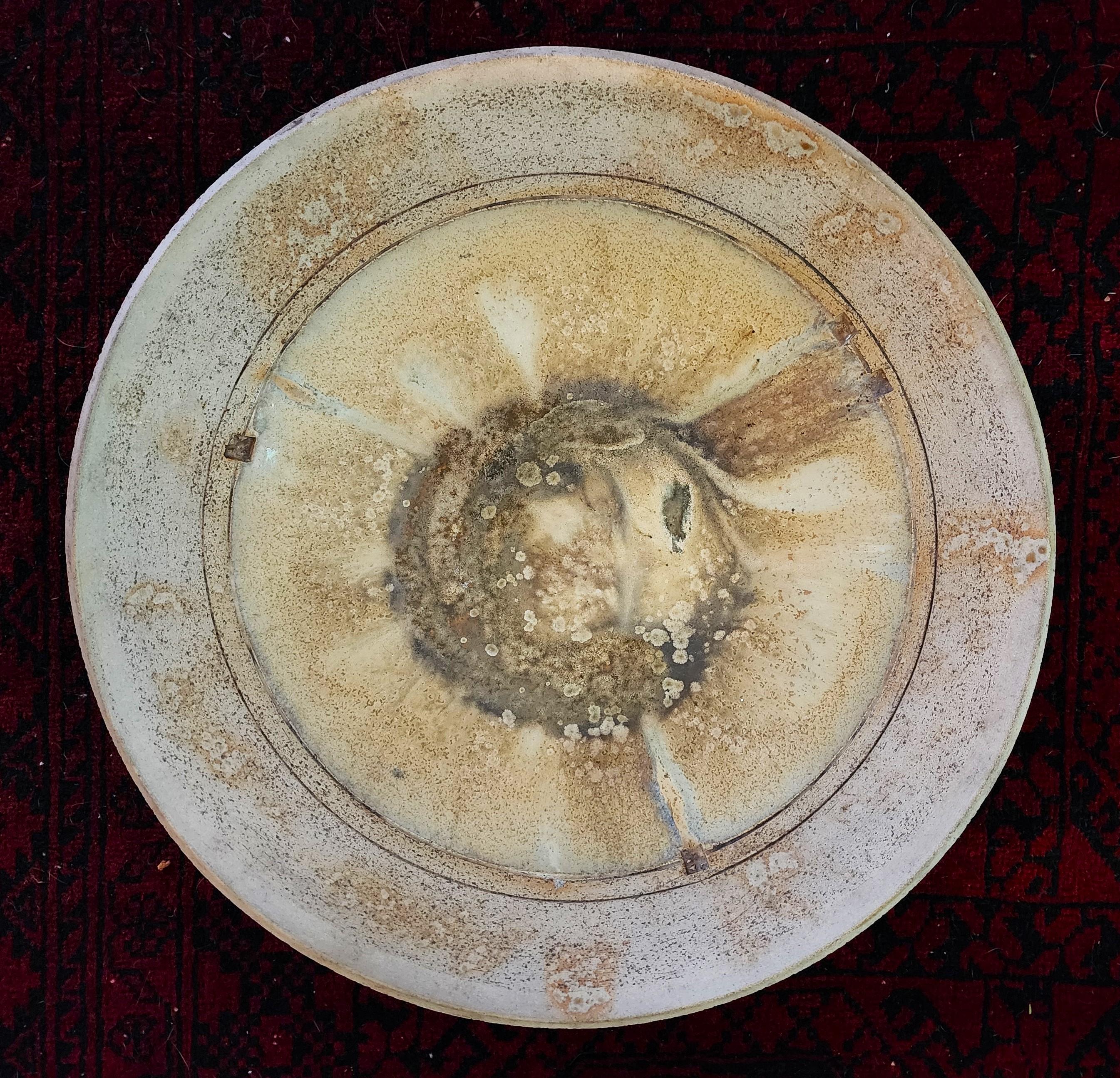 Late 20th Century Raymon Elozua Bowl Centerpiece Signed Art Pottery 1978 For Sale