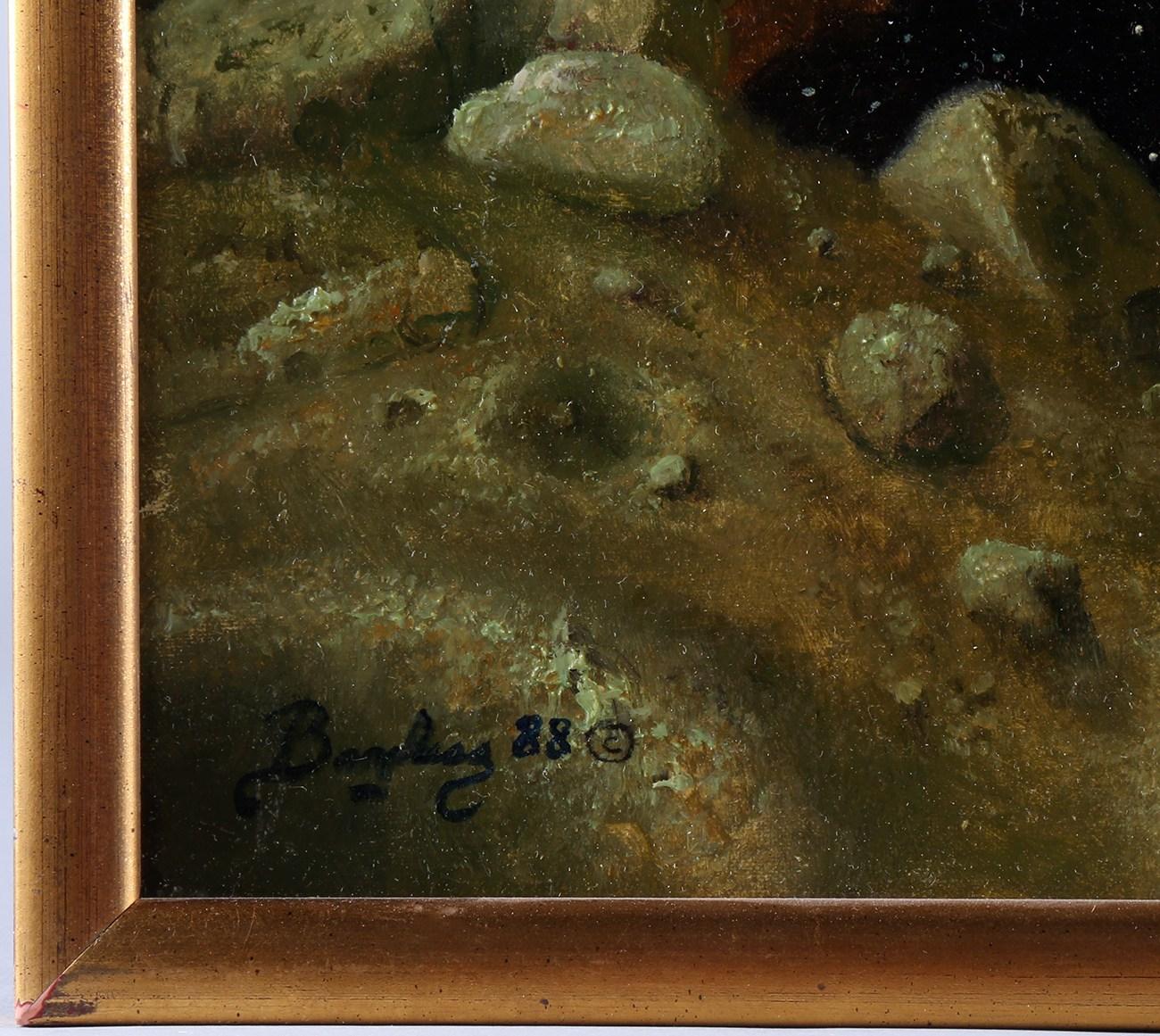 Reiseschiff der Träume (Braun), Landscape Painting, von Raymond Bayless