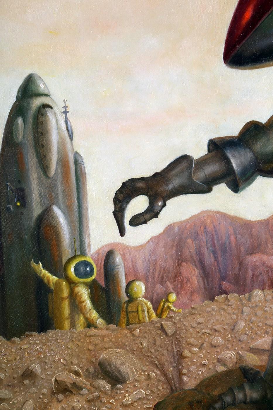 The Exploration - Painting by Raymond Bayless