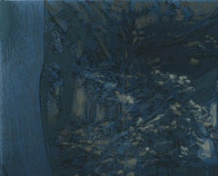 "Estudio para Después de la tormenta nº 1" de Raymond Bonilla, Pintura original en técnica mixta