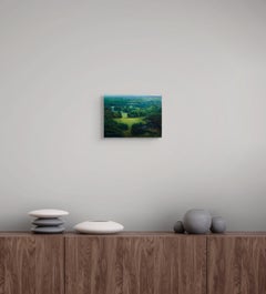 "Study for 'Before Lunch' #2" - Impressionist Landscape, Oil Painting on Panel