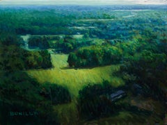 "Study for 'Before Lunch' #2" - Impressionist Landscape, Oil Painting on Panel