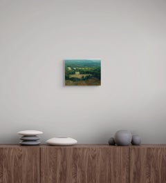 "Study for 'Before Lunch'" - Impressionist Landscape, Oil Painting on Panel