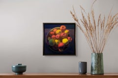 "Study for 'Before The Trip'" – Still Life Painting of Fruit Bowl, Oil on Panel