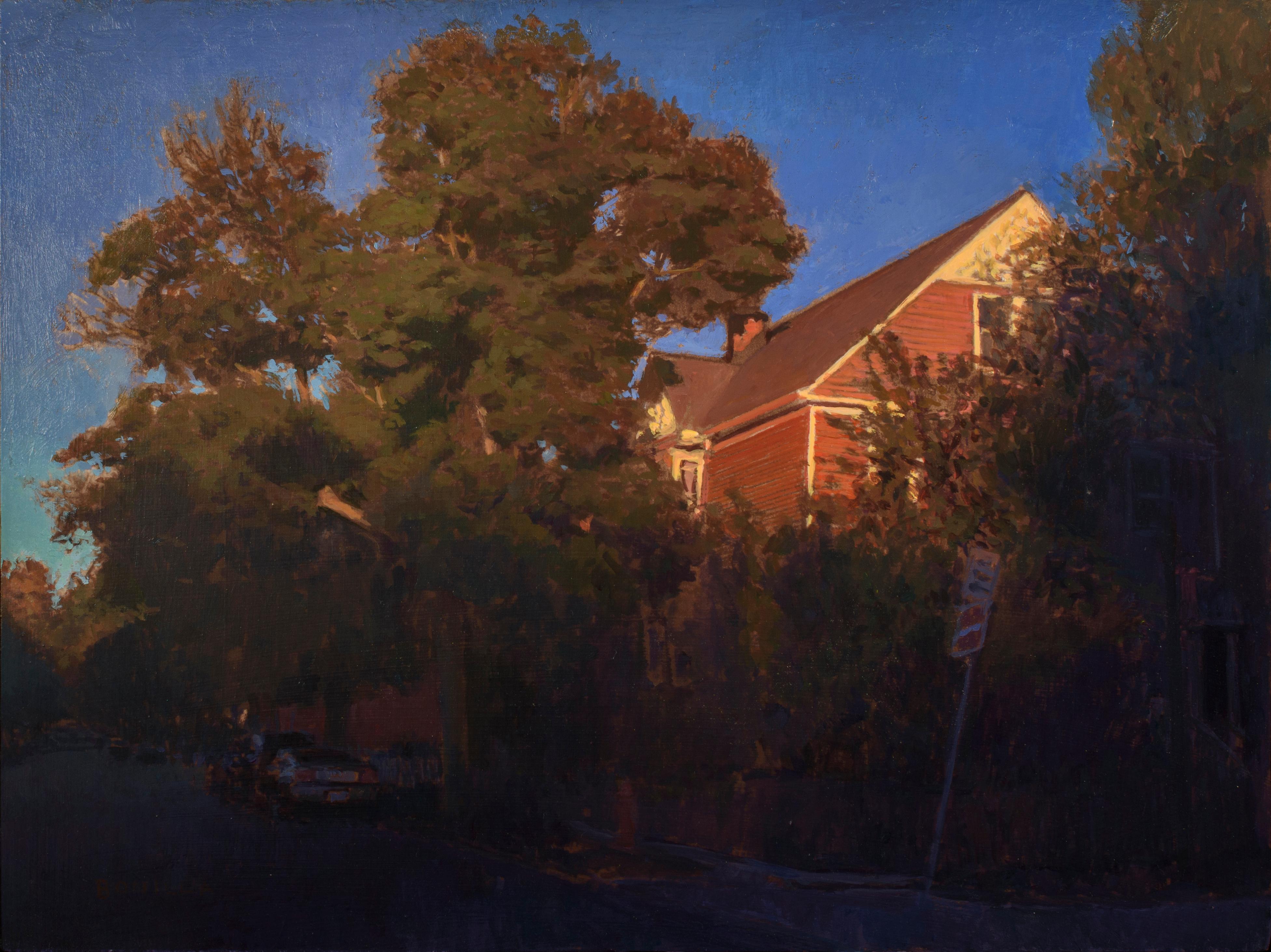 "Calle York". Pintura al óleo