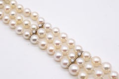 Raymond C. Yard 1940 Art Deco Platinum Bracelet 21.58 Ctw Gems and Moonstone