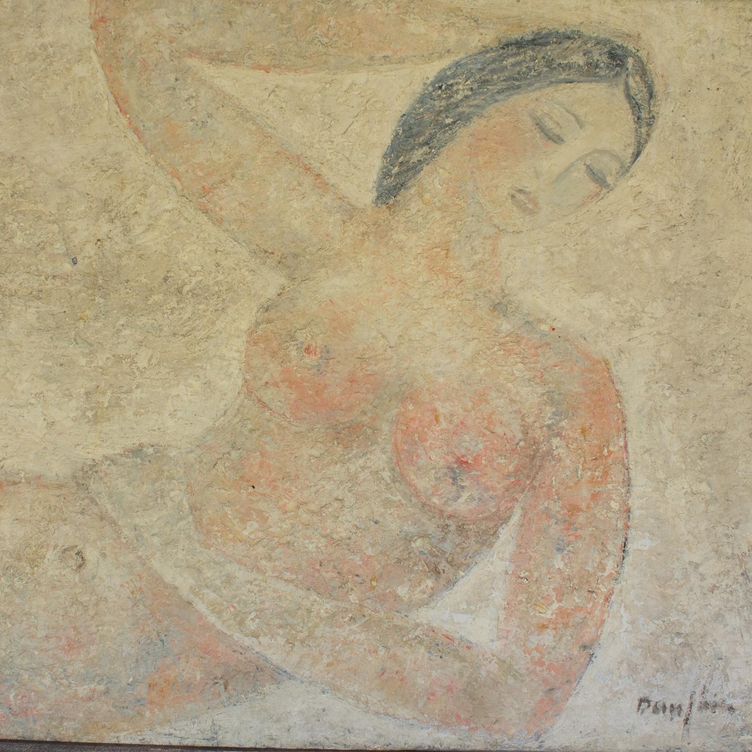 La Dame de Pompei Mix Media Painting by Raymond Dauphin 7