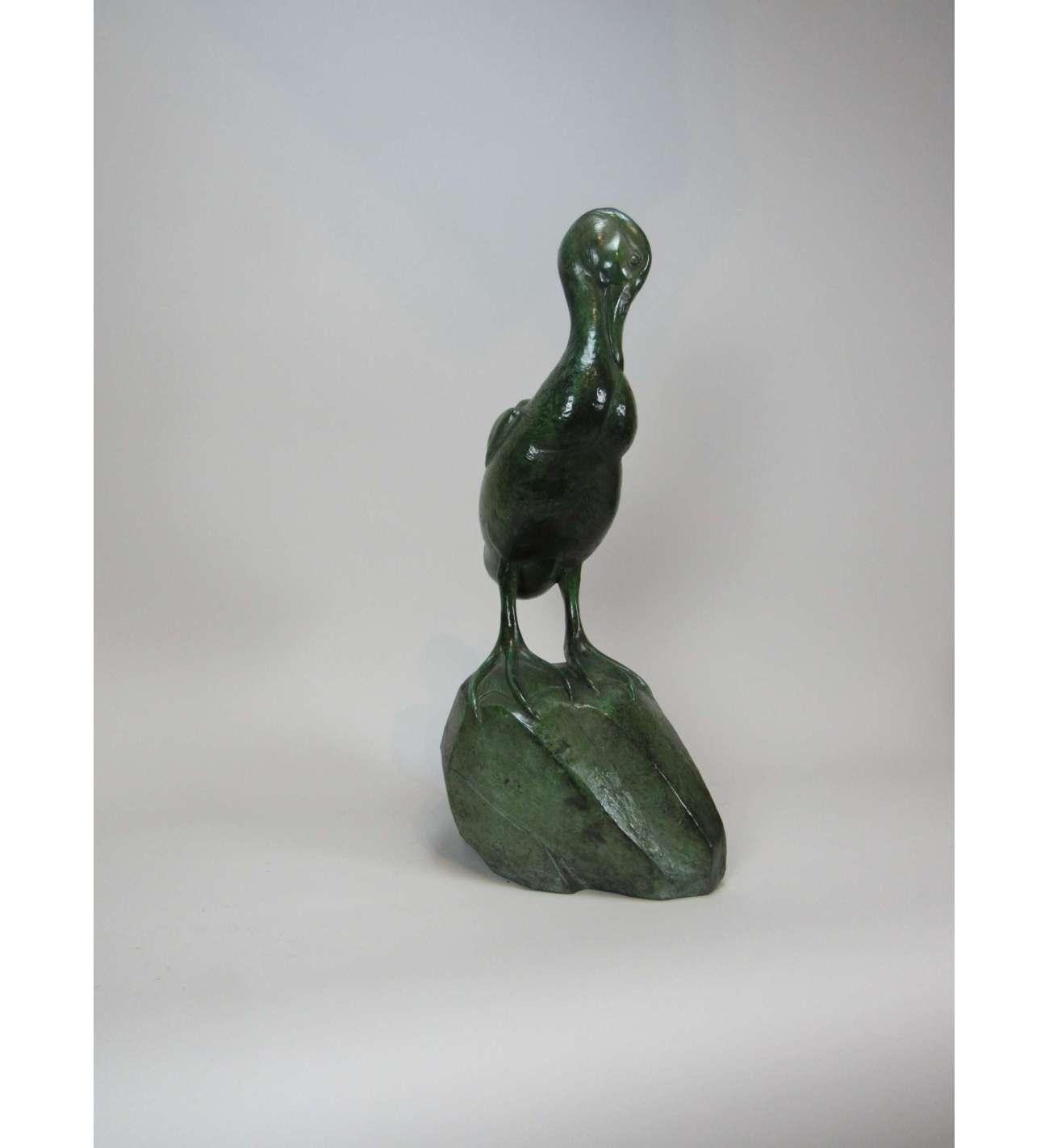 Raymond De Meester - (1904 - 1995), Scultura in bronzo di anatra mandarina in vendita 5