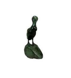Raymond De Meester - (1904 - 1995), Mandarin Duck Bronze Sculpture
