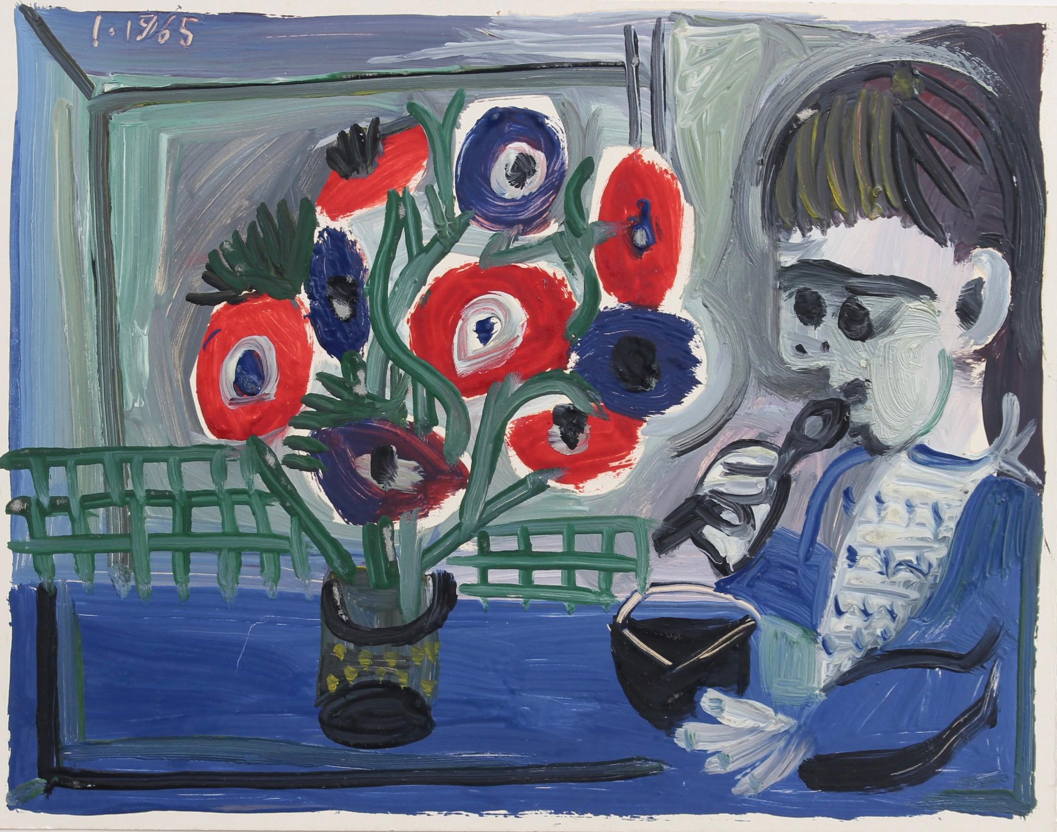 Boy with Anemones For Sale 9