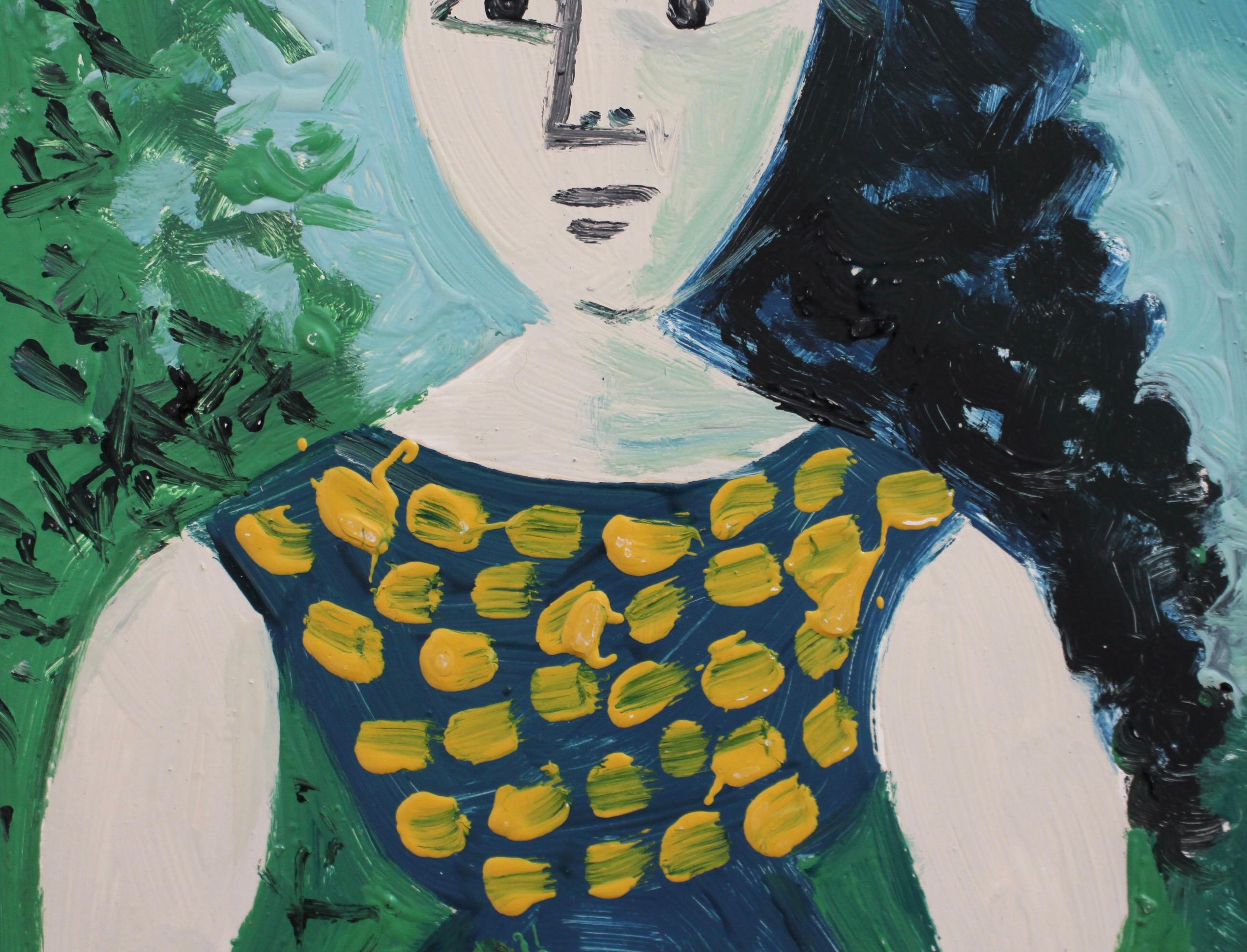 Portrait of Woman in the Garden 1