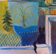 Provence, Raymond Debiève, unique piece, oïl paint on wood