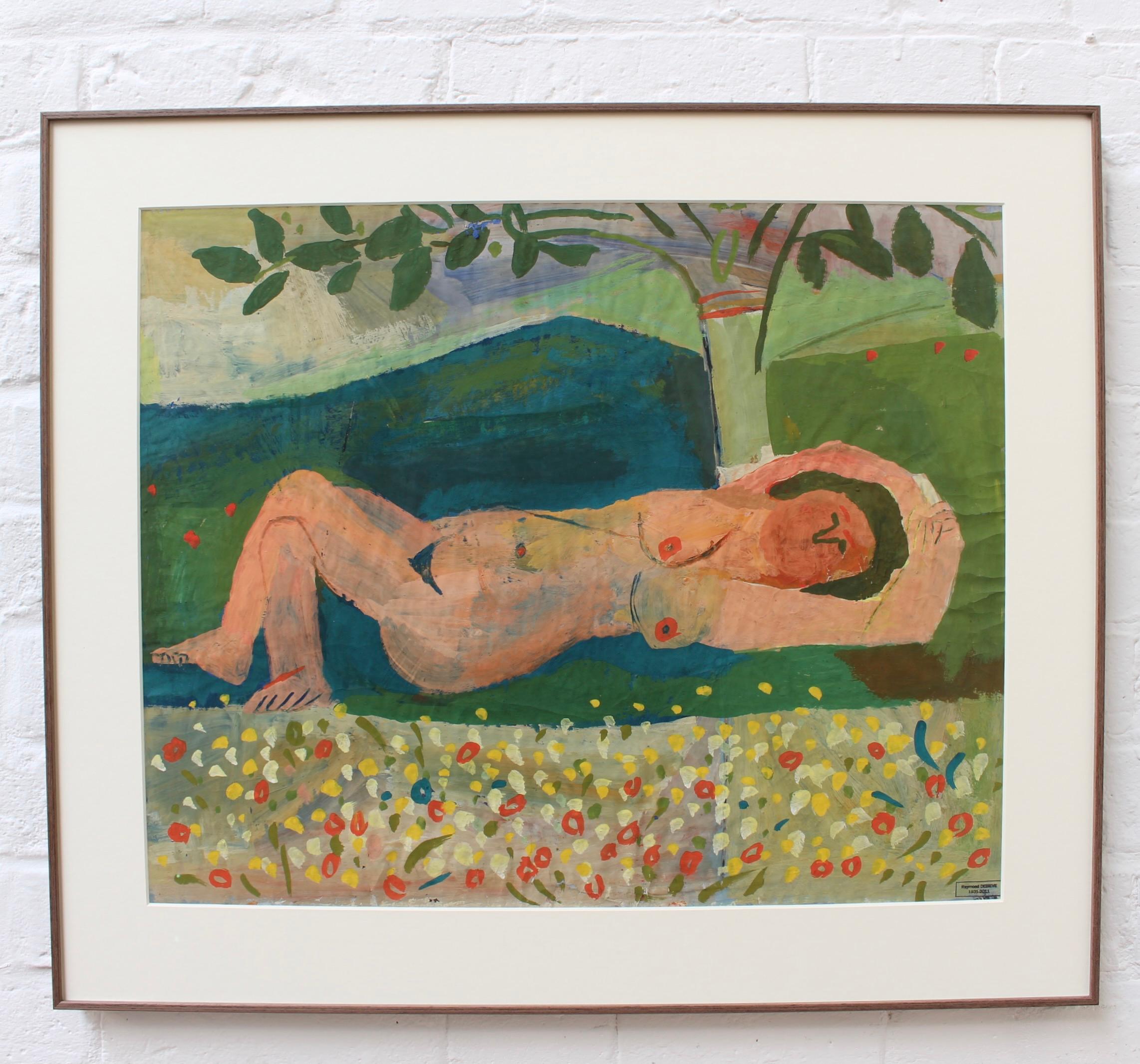 Liegesessel Nude en Plein Aire (Moderne), Art, von Raymond Debieve