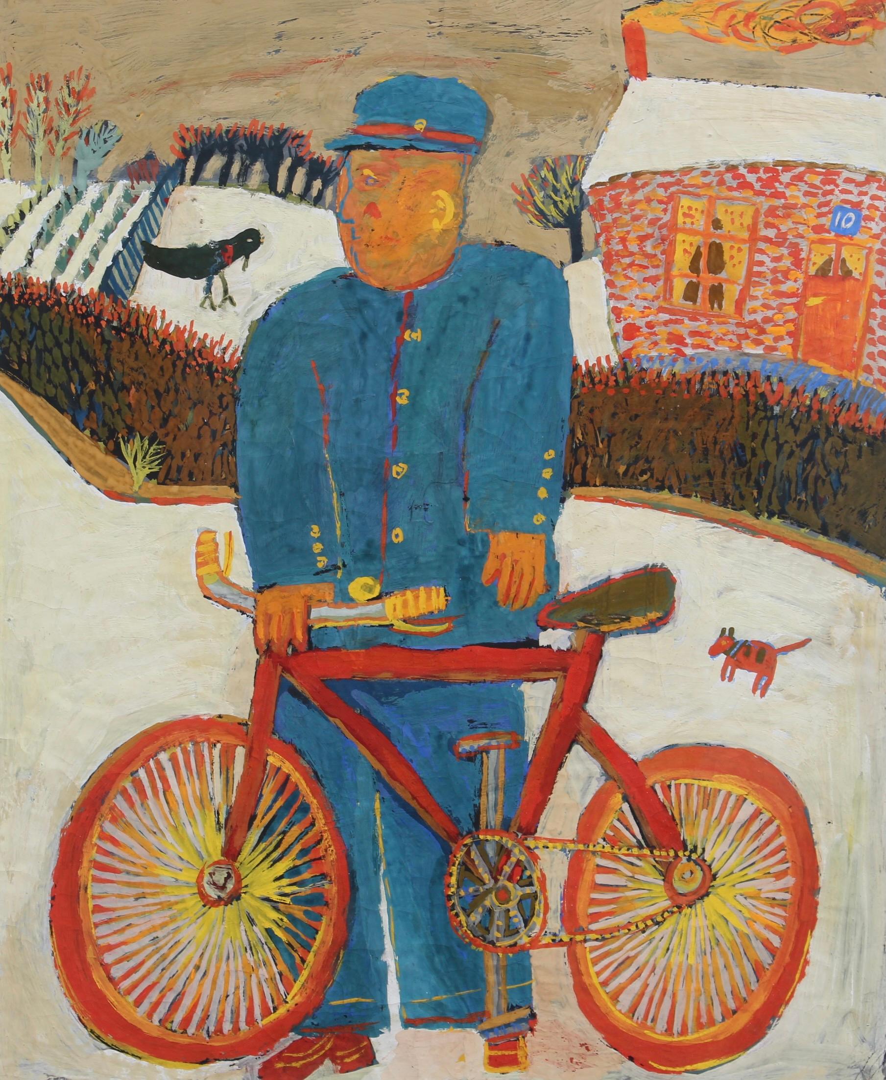 Raymond Debieve Figurative Painting - The Postman