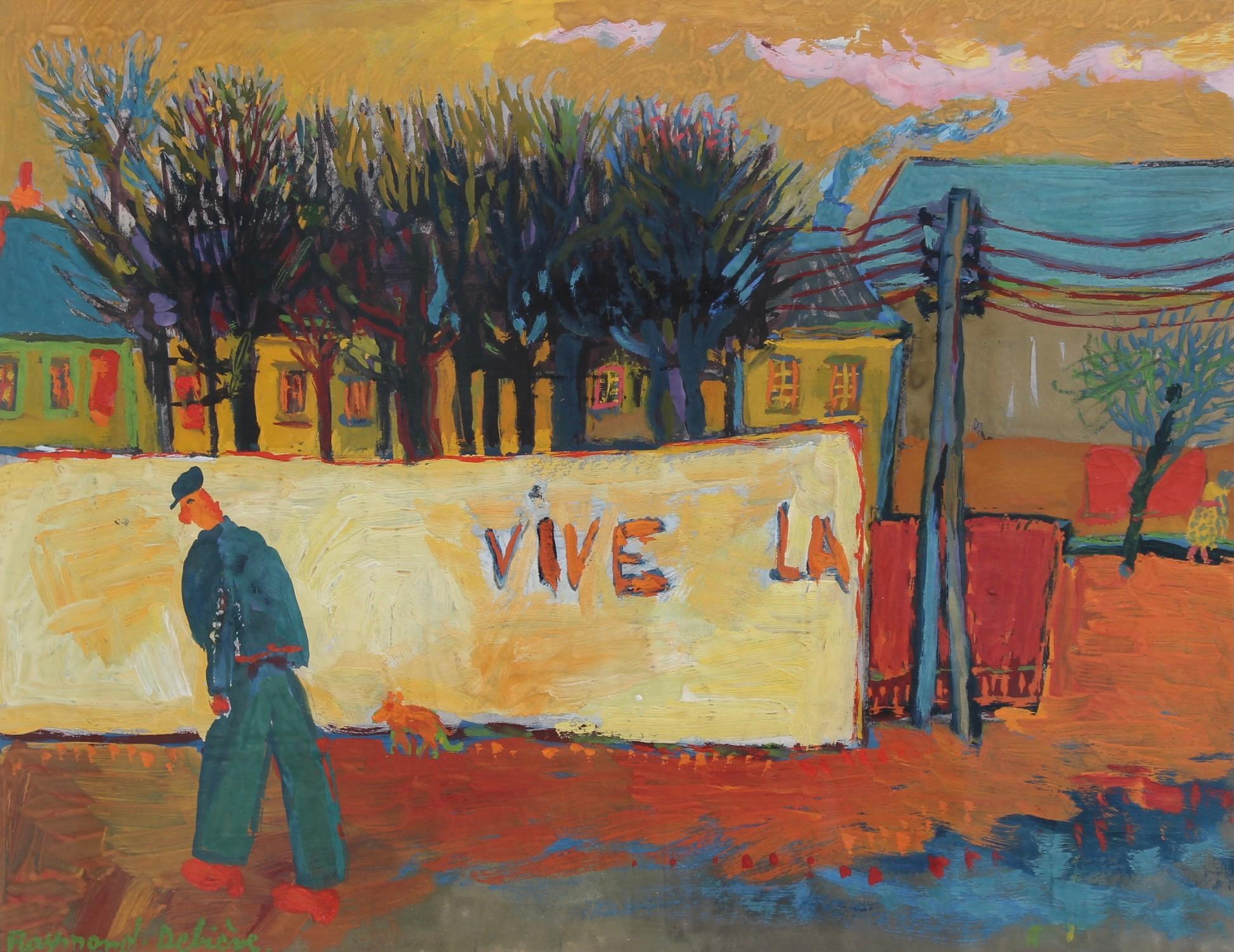 Portrait Painting de Raymond Debieve - Invierno en Provenza