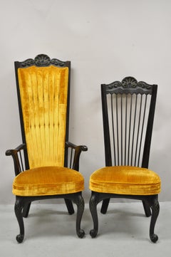 Raymond Enkeboll La Condensa Spanish Mediterranean Dining Chairs, Set of 6