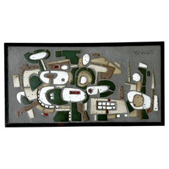 Raymond Gallucci Mosaic Forms Stoneware Ceramic Wall Tile