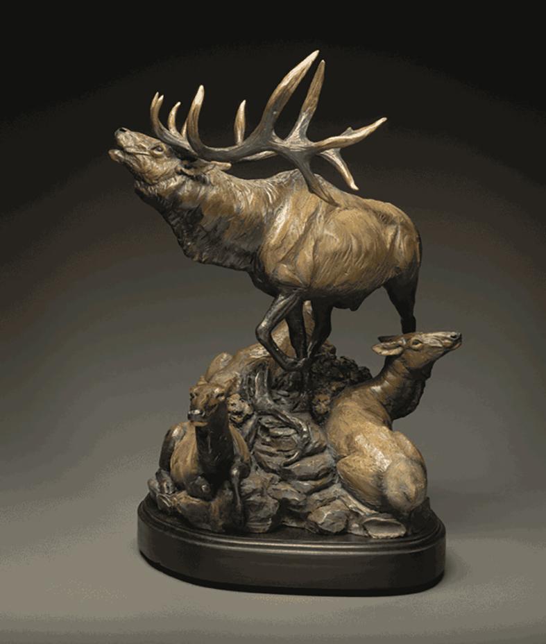 Non c'è riposo per gli sfiniti - Sculpture Realismo di Raymond Gibby