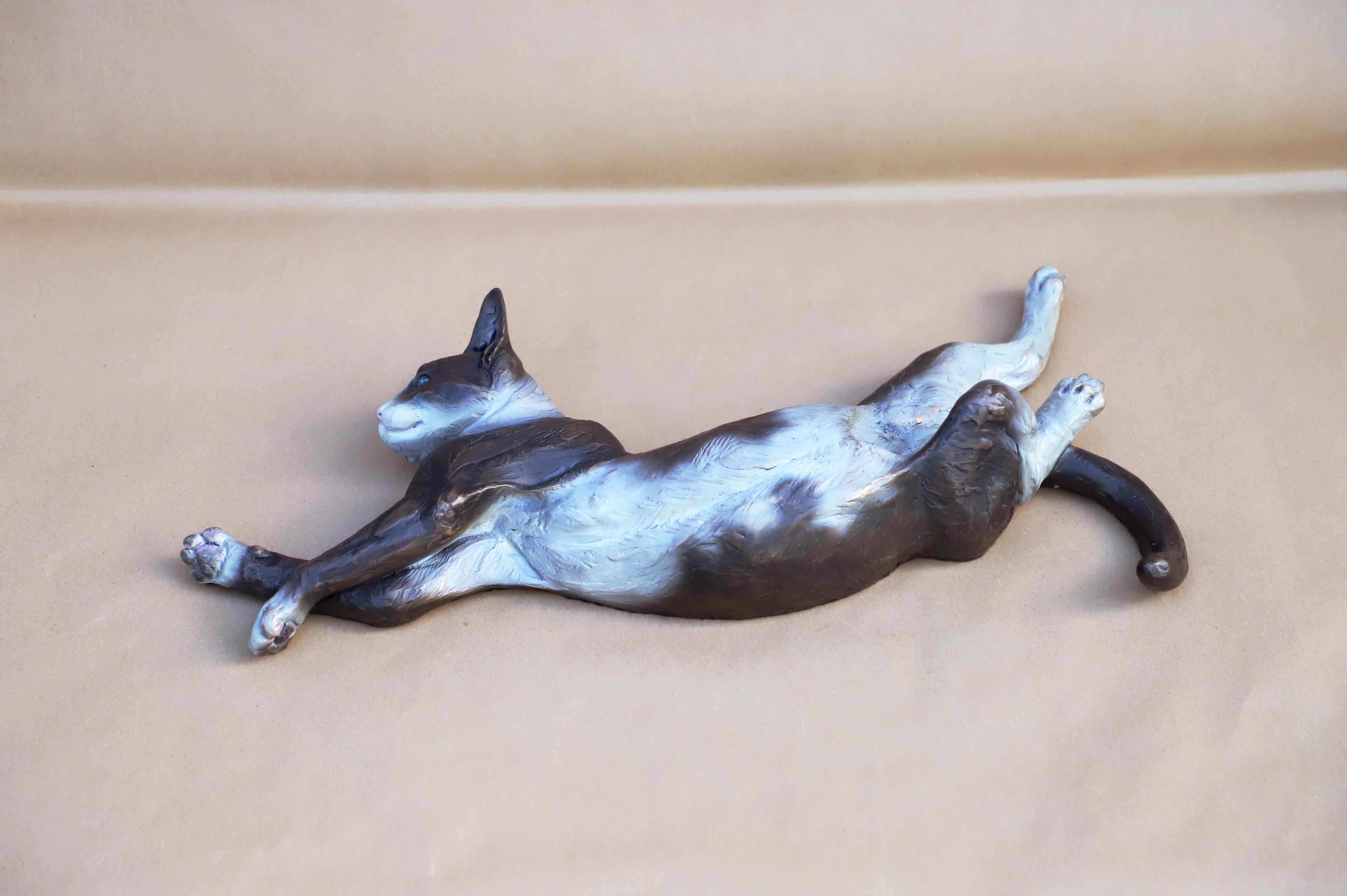 Atteindre le but - Réalisme Sculpture par Raymond Gibby