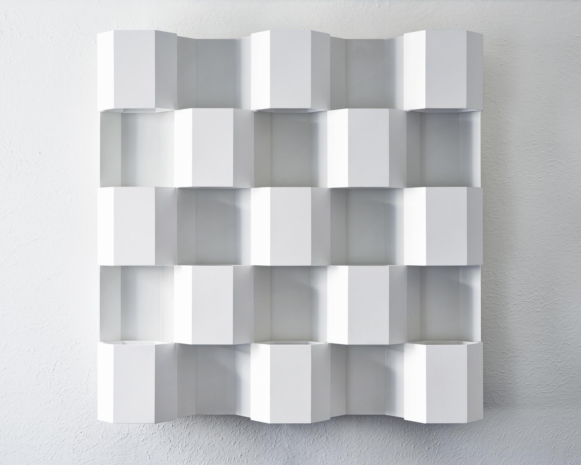 Thirteen - immersive infinite perceptual ambient color light wall sculpture For Sale 15