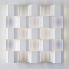 Thirteen - immersive infinite perceptual ambient color light wall sculpture
