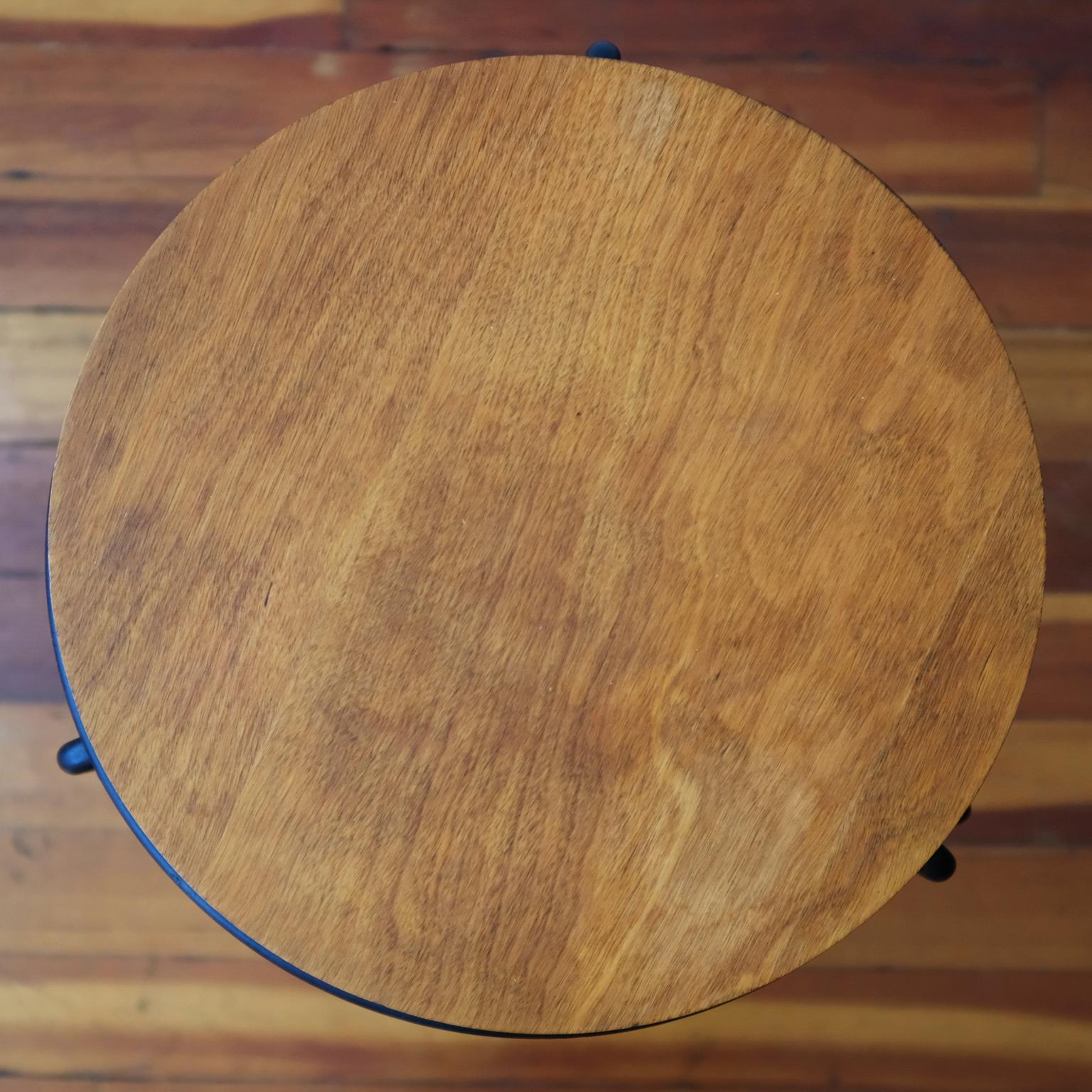Raymond Jean Iron and Walnut Tables, 1950s 4