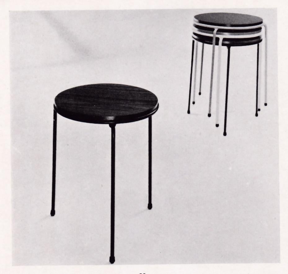 Mid-Century Modern Raymond Jean Iron and Walnut Tables, 1950s